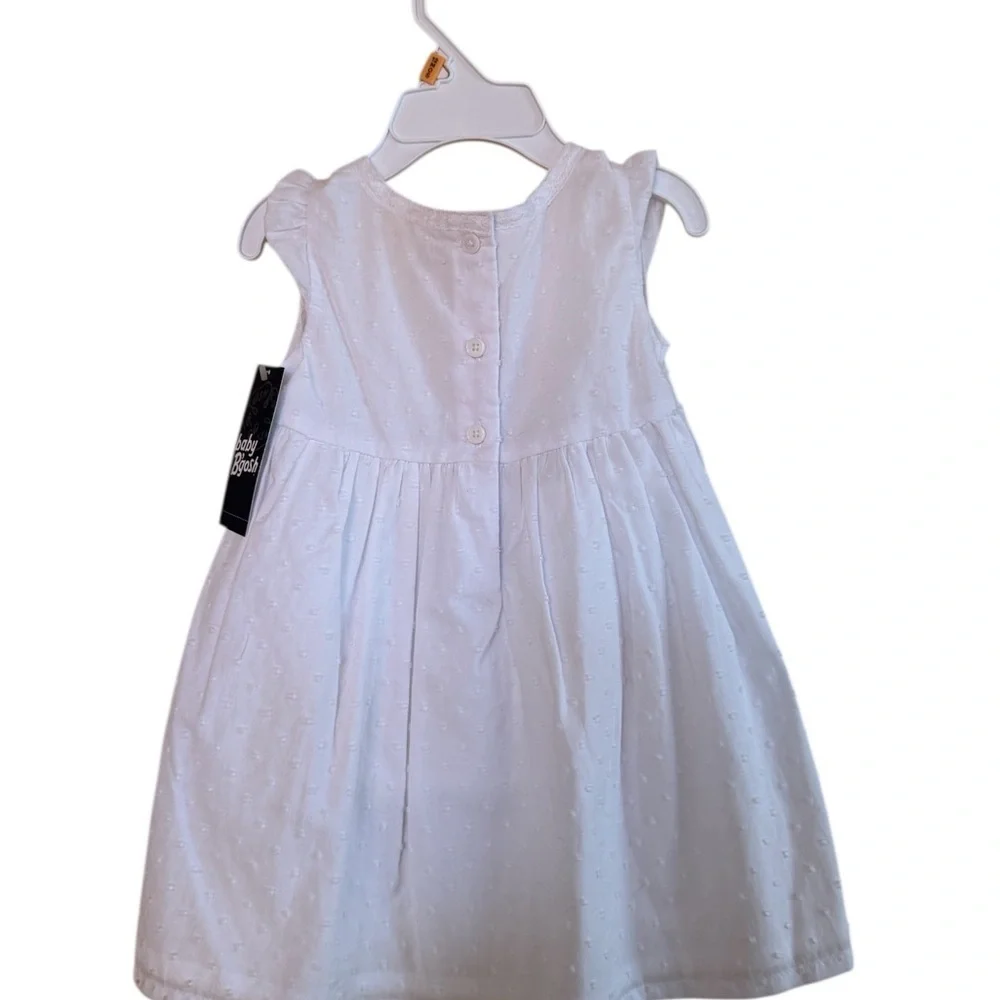 OshKosh B'gosh White Textured Kids Dress